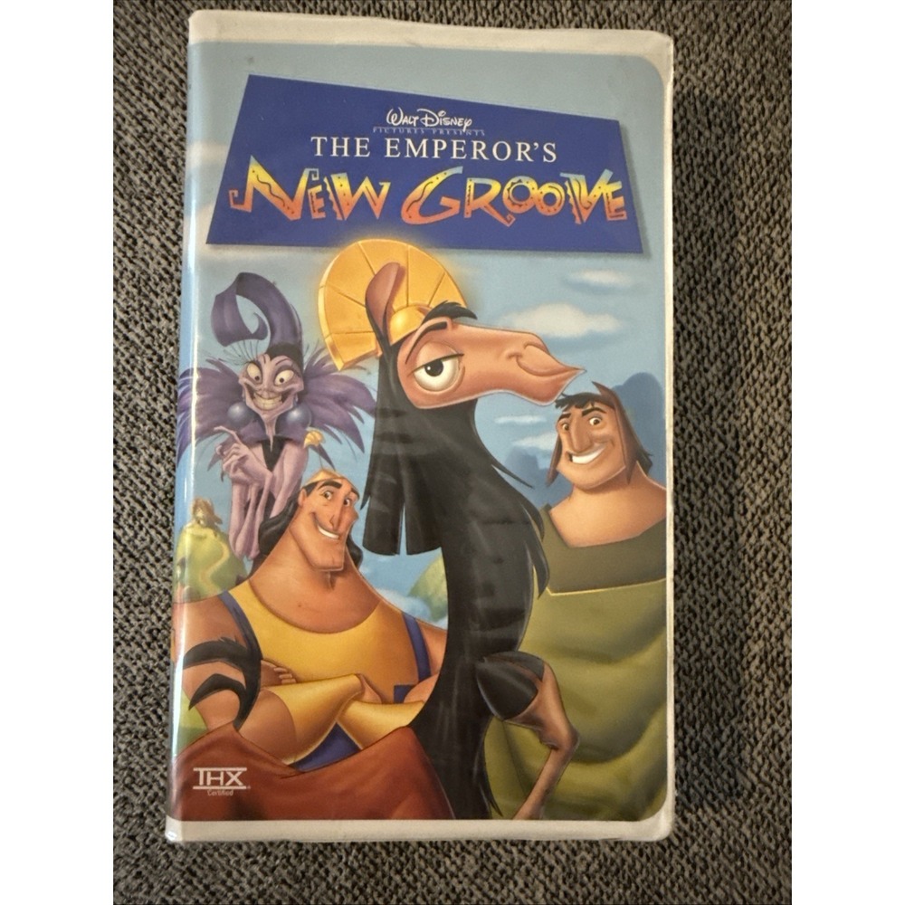 Walt Disney Emperor's New Groove VHS Tape Animated Family Comedy